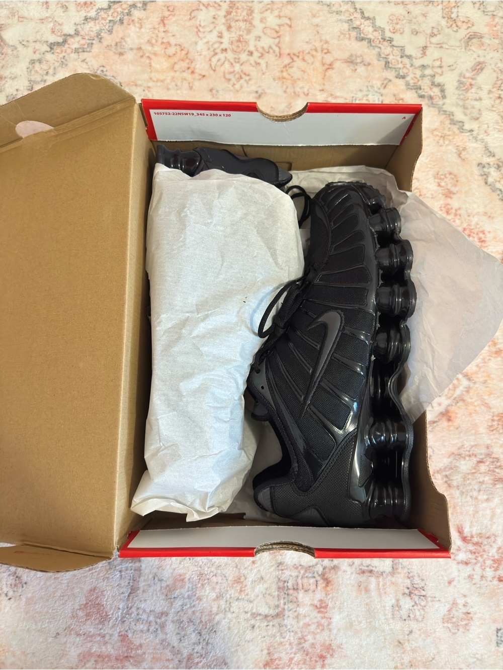 Men’s Nike Shox TL, Black, Size 11